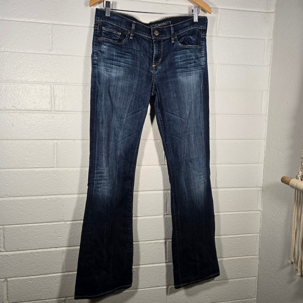 Citizens of Humanity Mid Rise Bootcut Medium Wash Denim Womens Jeans 29 8 Casual